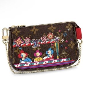 💯 🎢 Louis Vuitton 2020 Christmas Animation Bumper Cars Mini Pochette